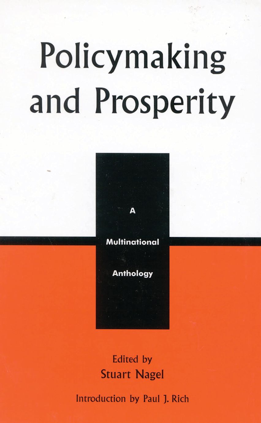 Policymaking and Prosperity cover
