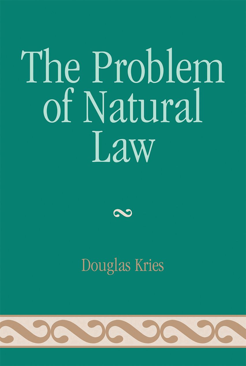 The Problem of Natural Law cover