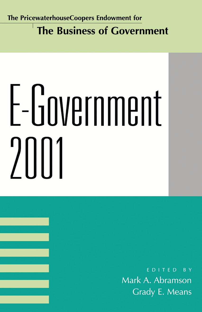 E-Government 2001 cover