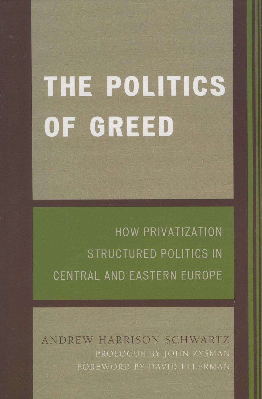 The Politics of Greed cover