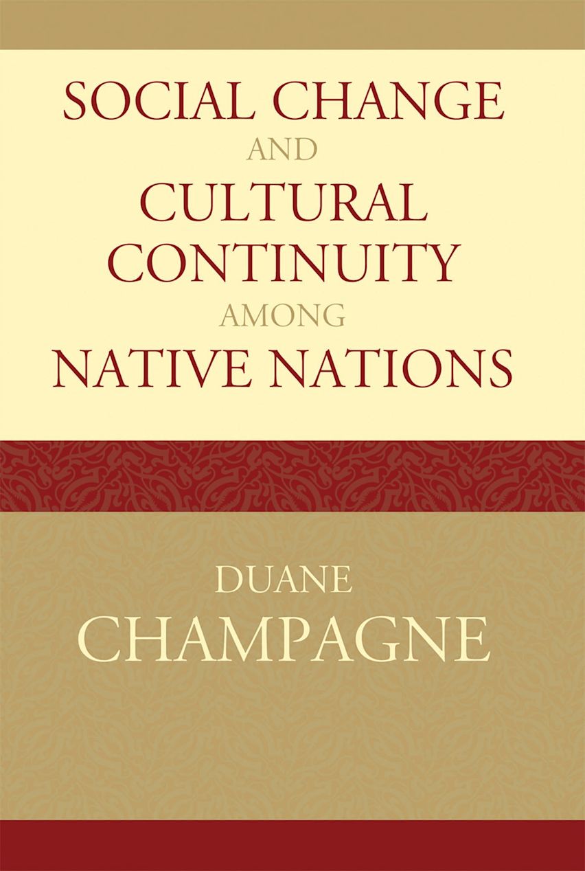 Social Change and Cultural Continuity among Native Nations cover
