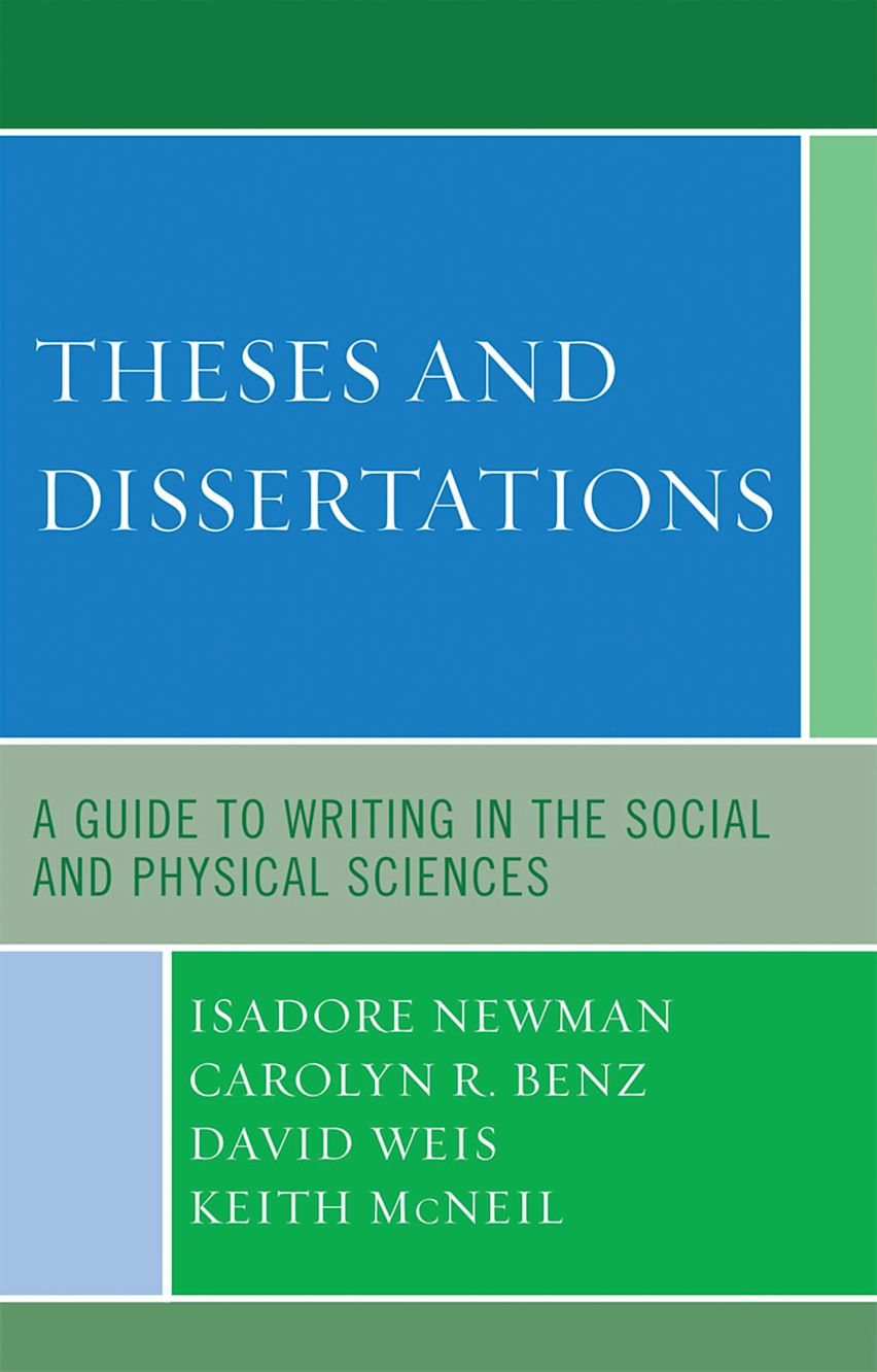 Theses and Dissertations cover