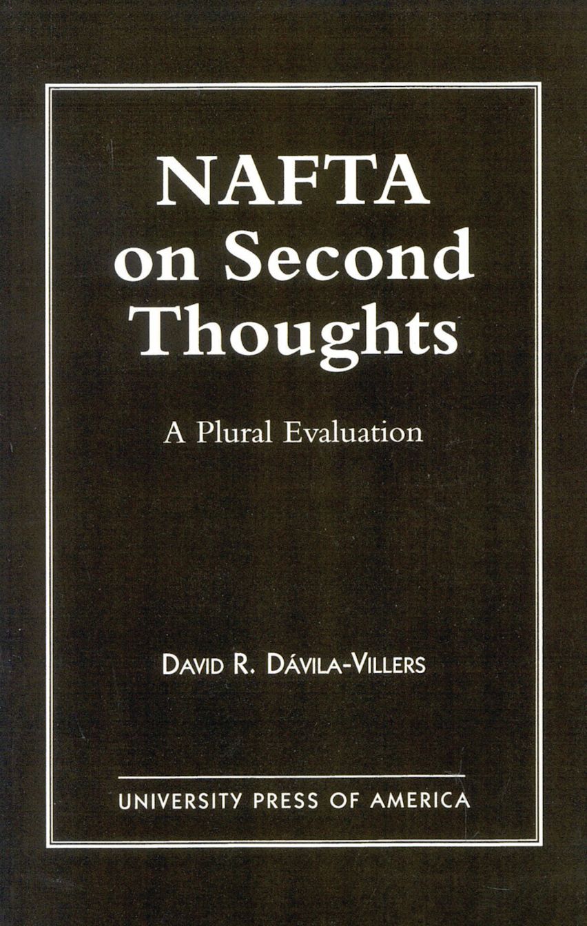 NAFTA on Second Thought cover