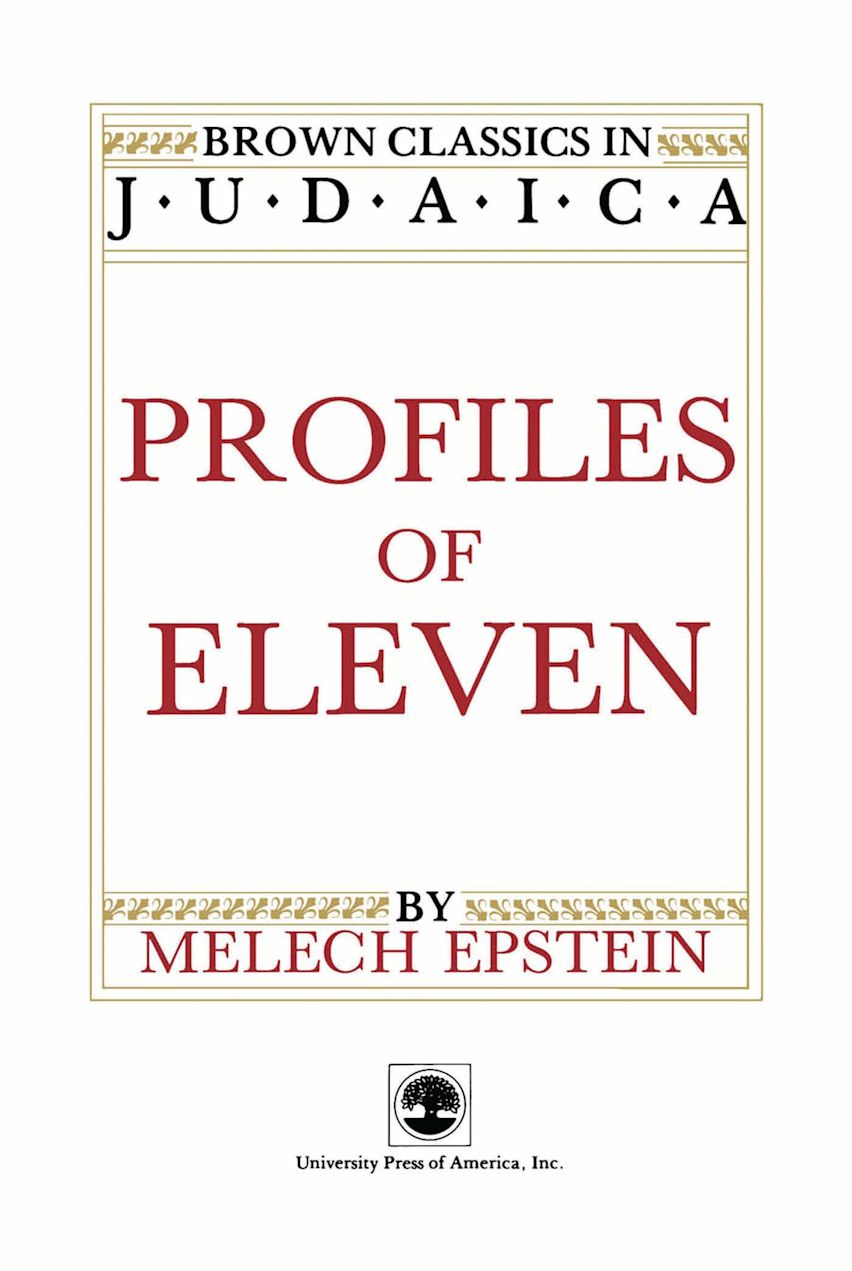 Profiles of Eleven cover