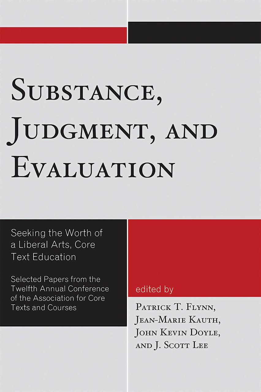 Substance, Judgment, and Evaluation cover