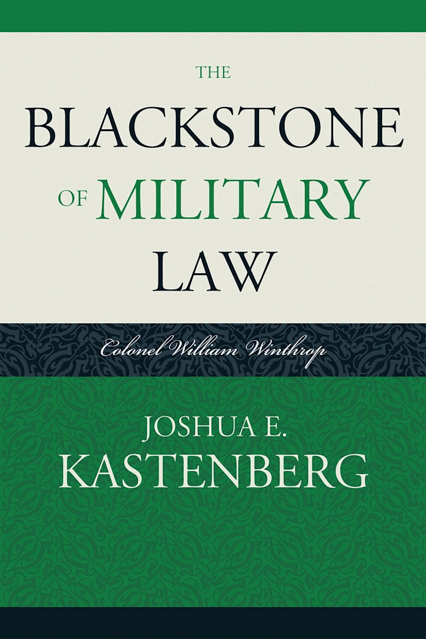 The Blackstone of Military Law cover