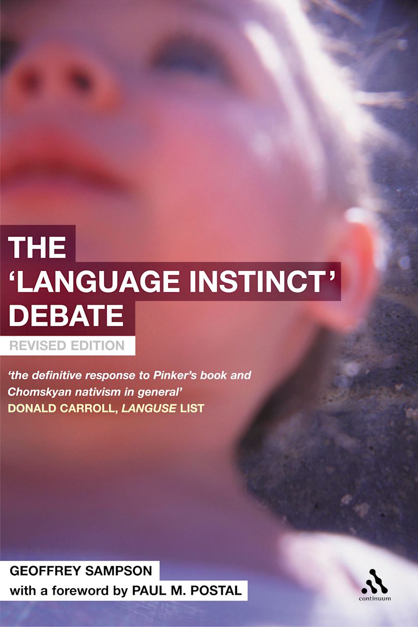 The 'Language Instinct' Debate cover