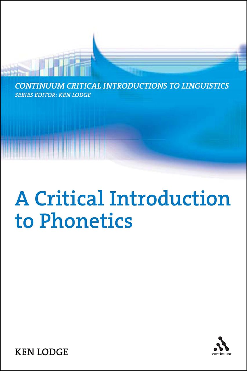 A Critical Introduction to Phonetics cover