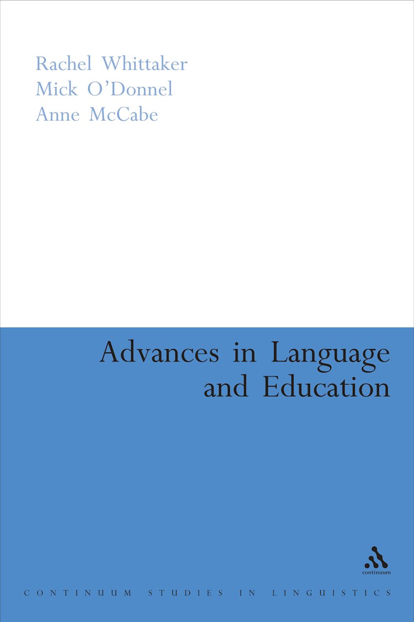 Anne Mccabe Advances in Language and Education: : Anne McCabe: Continuum - Bloomsbury