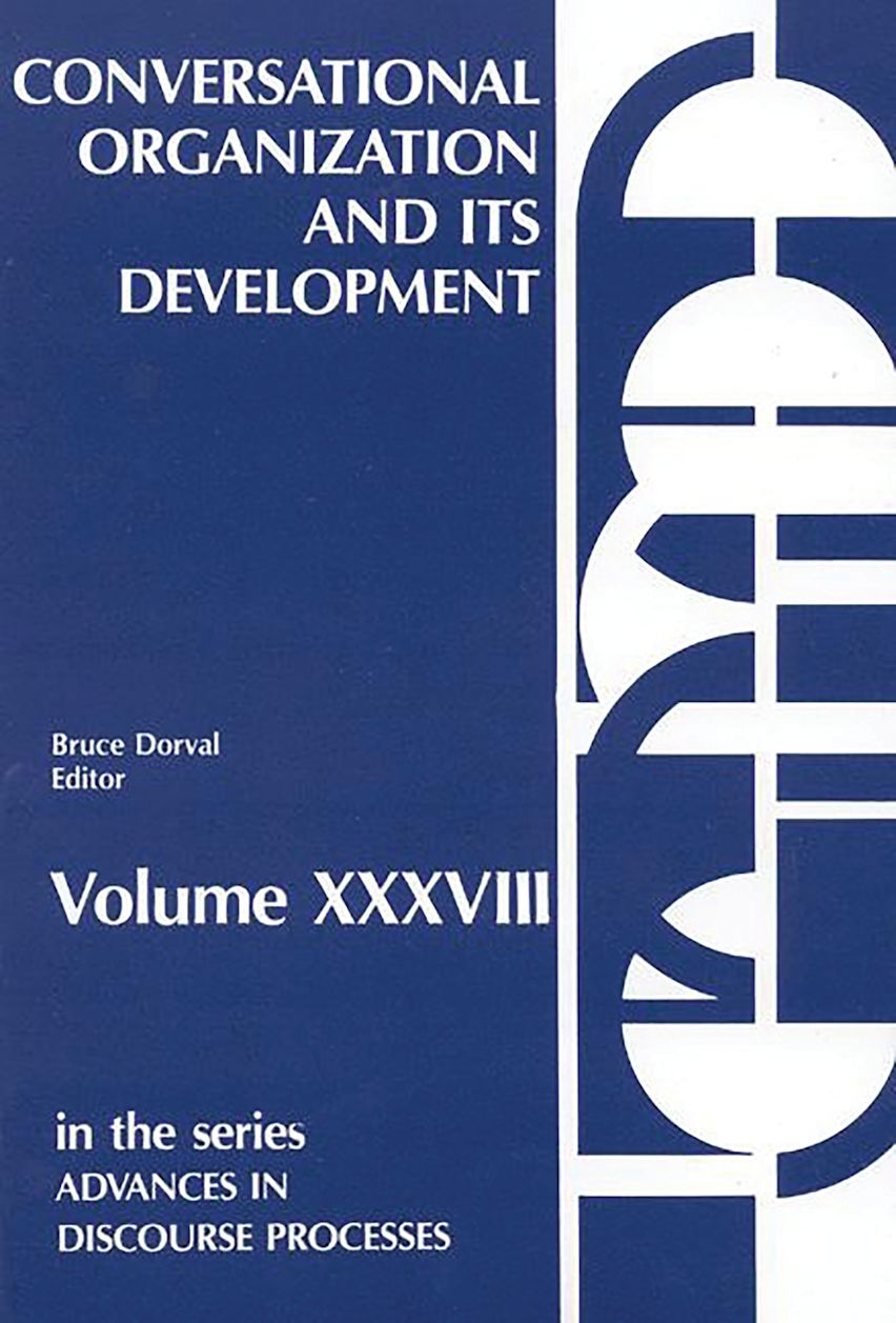 Conversational Organization and Its Development cover