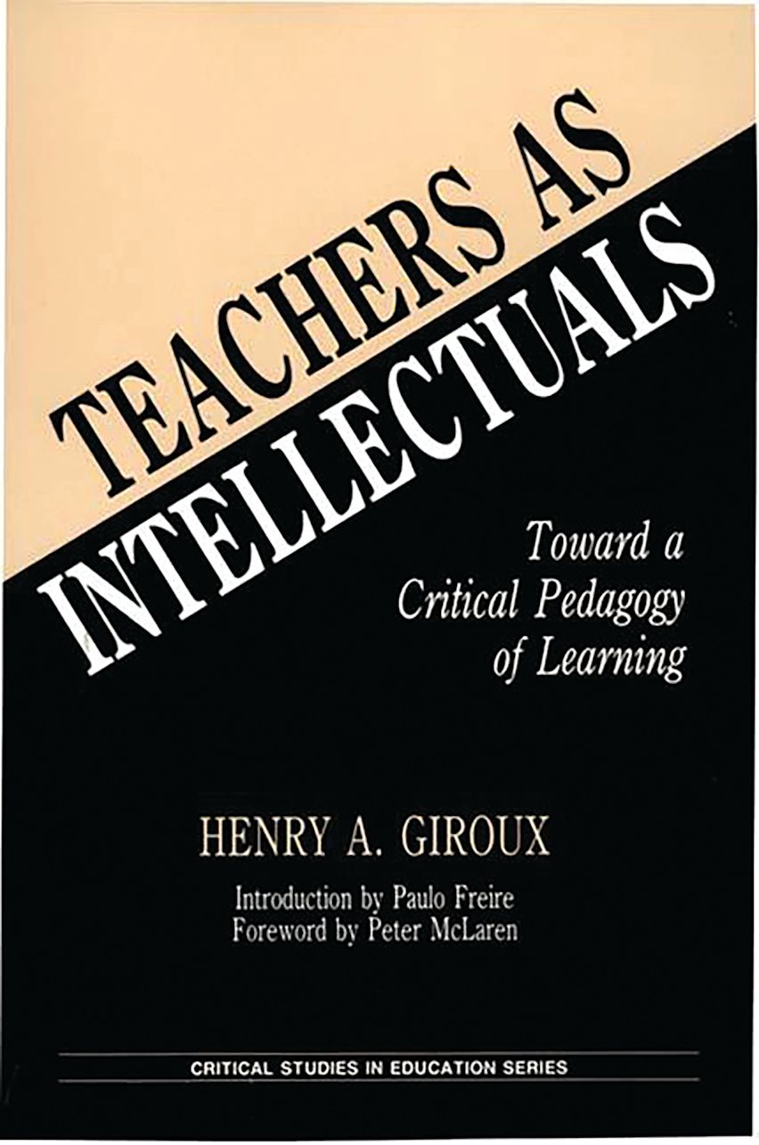 Teachers as Intellectuals cover