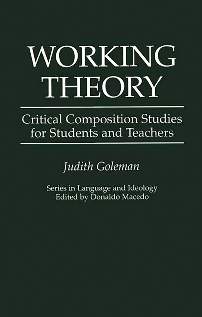 Working Theory cover