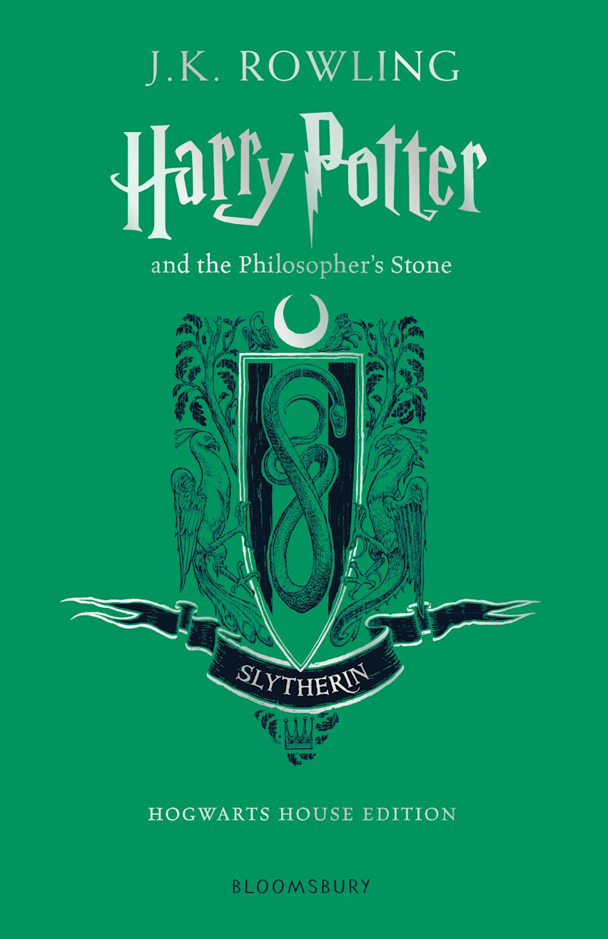 Harry Potter and the Philosopher's Stone – Slytherin Hogwarts House Edition cover
