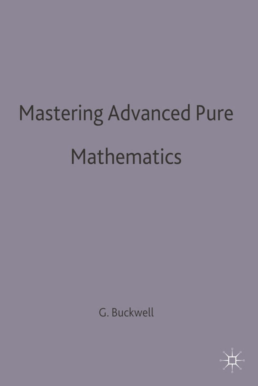 Mastering Advanced Pure Mathematics cover