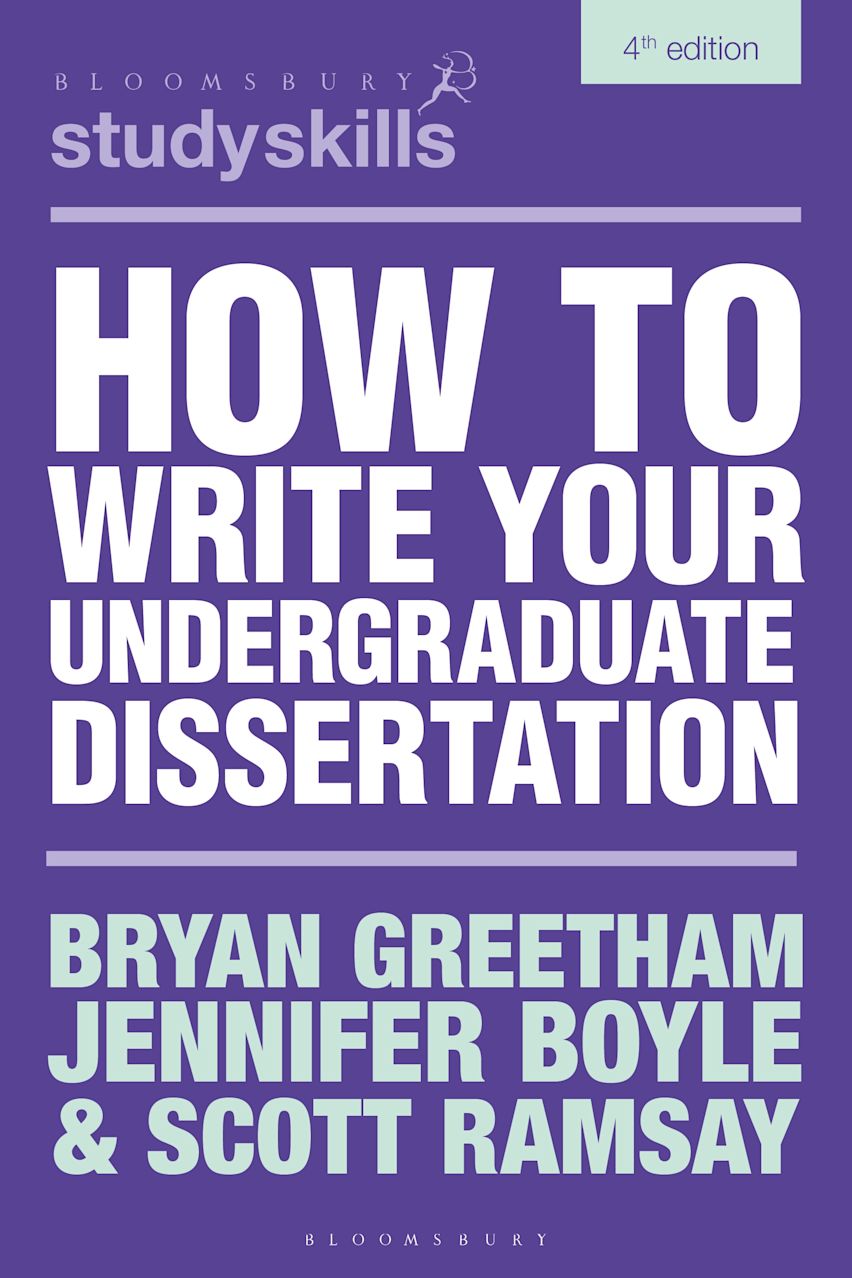 How to Write Your Undergraduate Dissertation cover