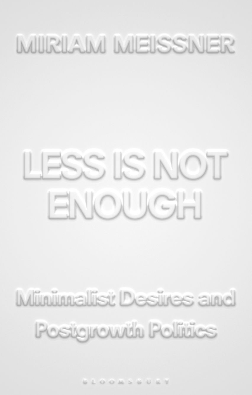 Less Is Not Enough cover