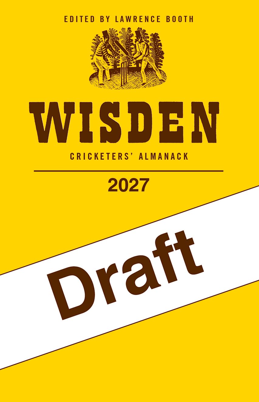 Wisden Cricketers' Almanack 2027 cover