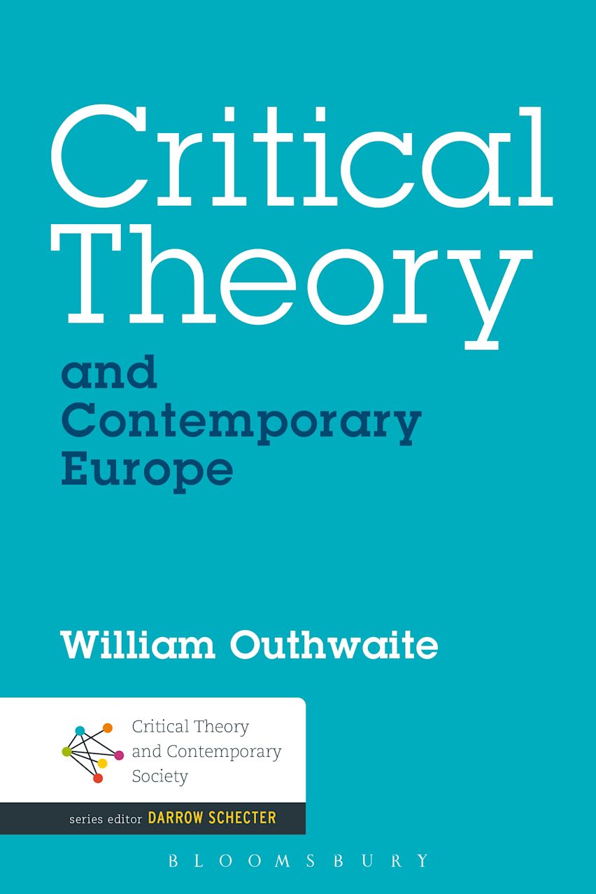 Critical Theory and Contemporary Europe cover