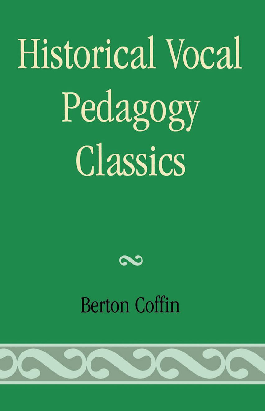 Historical Vocal Pedagogy Classics cover