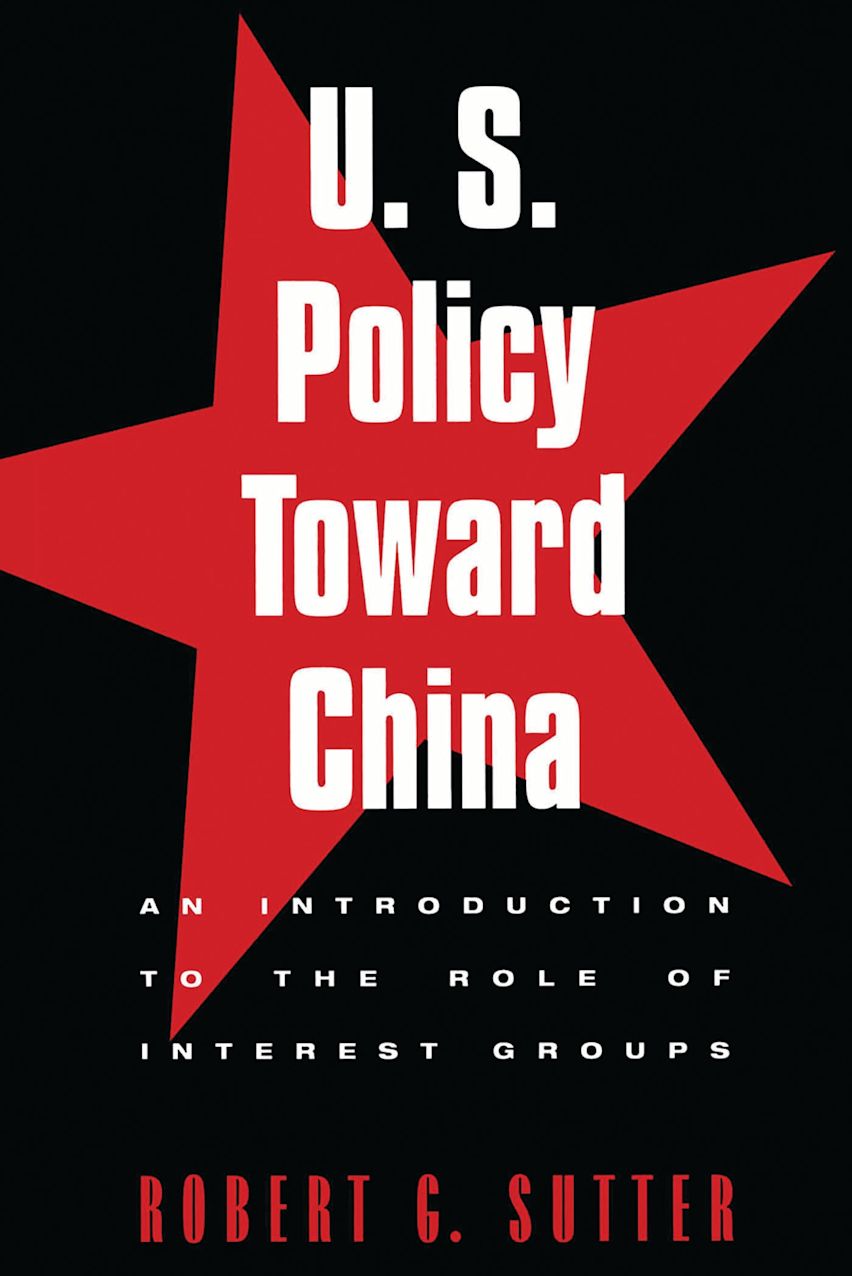U.S. Policy Toward China cover