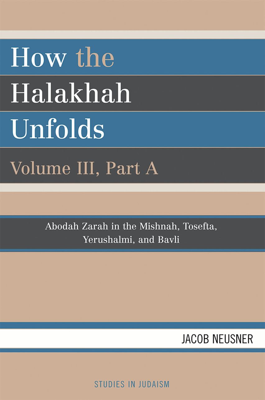 How the Halakhah Unfolds cover