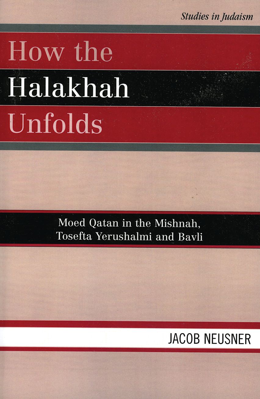 How the Halakhah Unfolds cover
