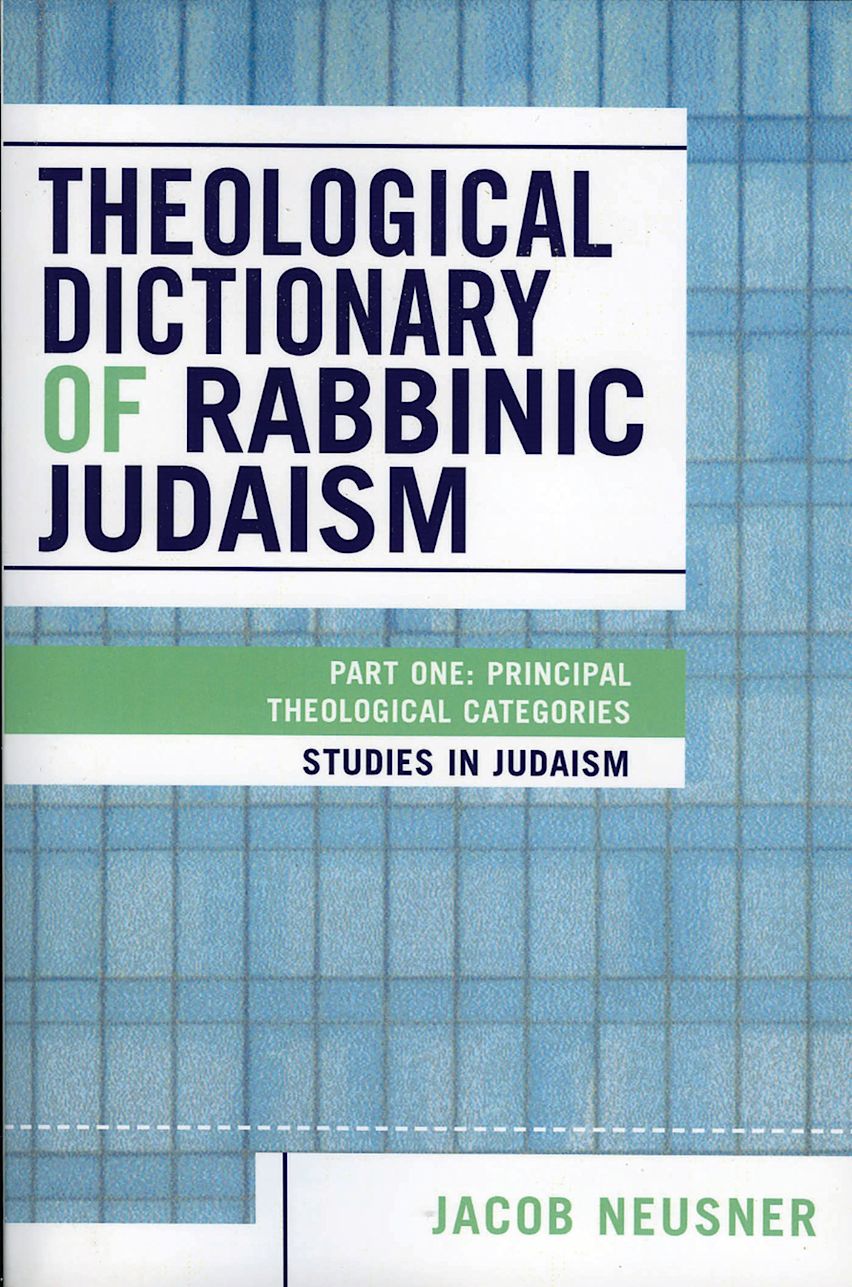 Theological Dictionary of Rabbinic Judaism cover