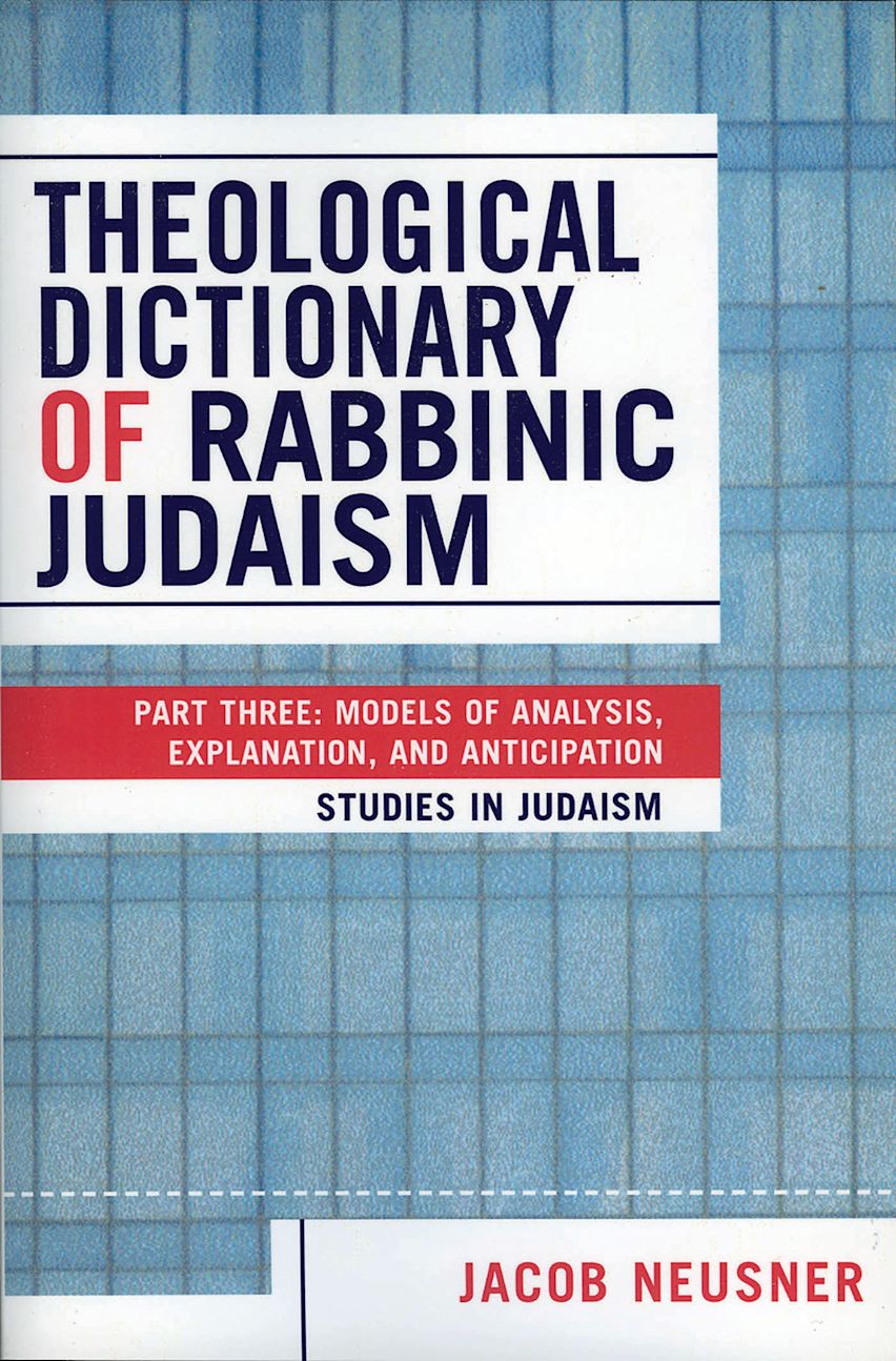 Theological Dictionary of Rabbinic Judaism cover