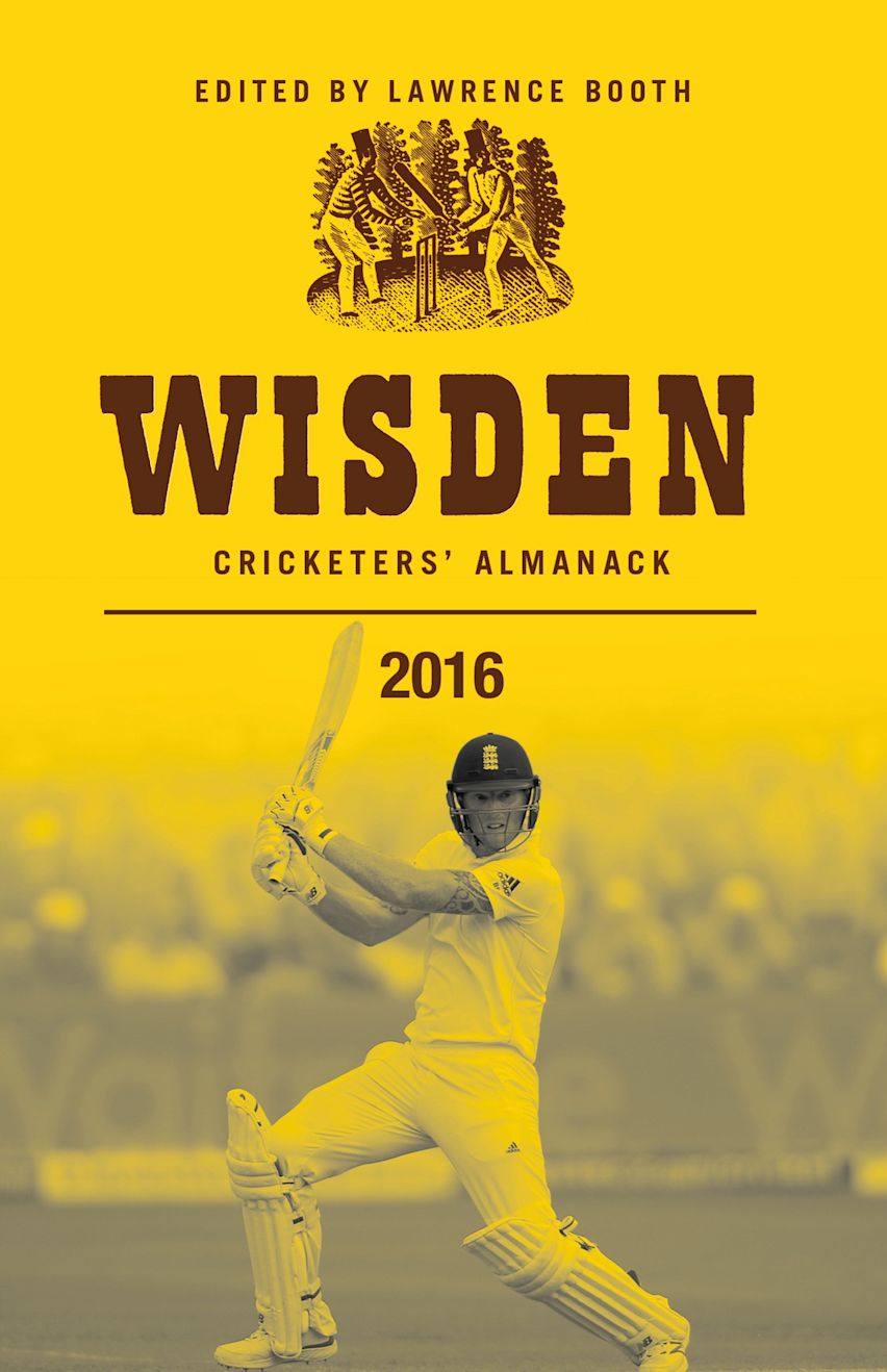 Wisden Cricketers’ Almanack 2016 cover