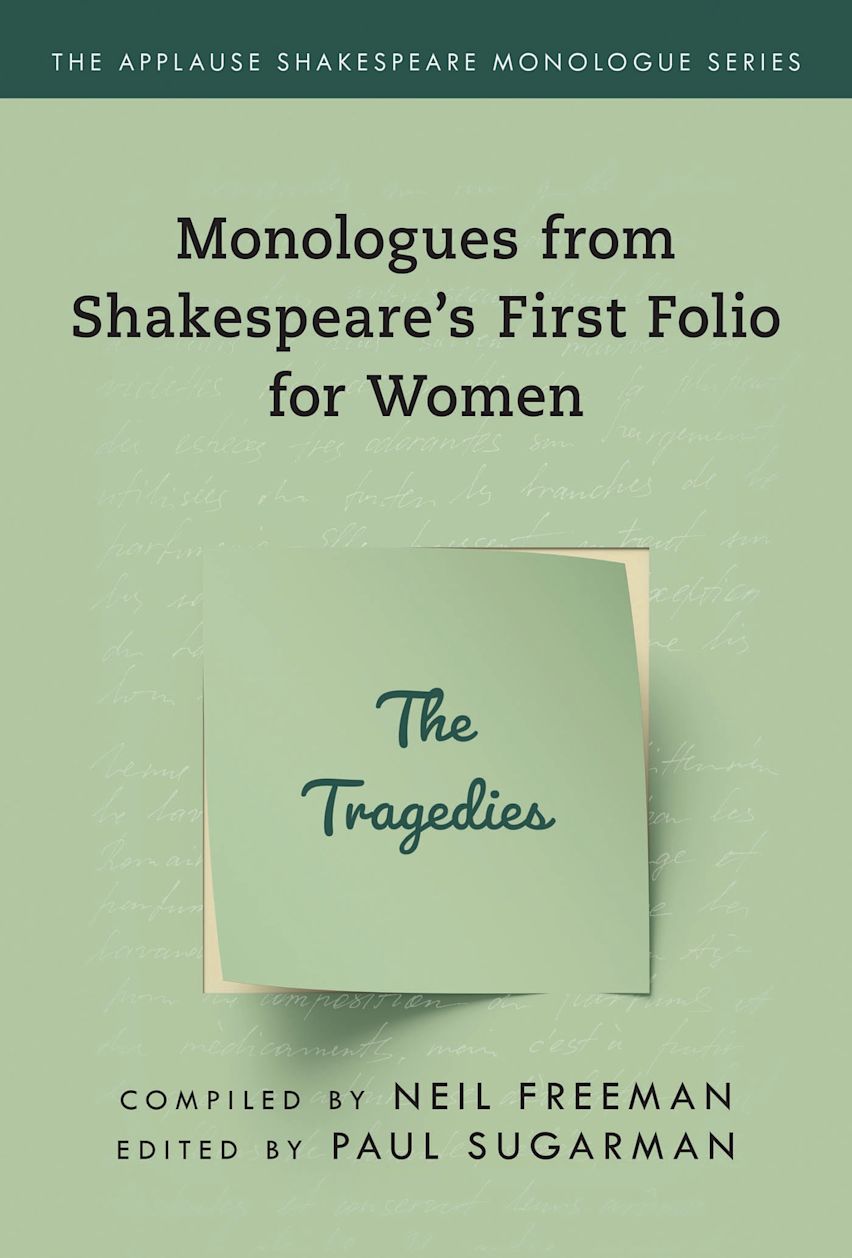 Monologues from Shakespeare’s First Folio for Women cover