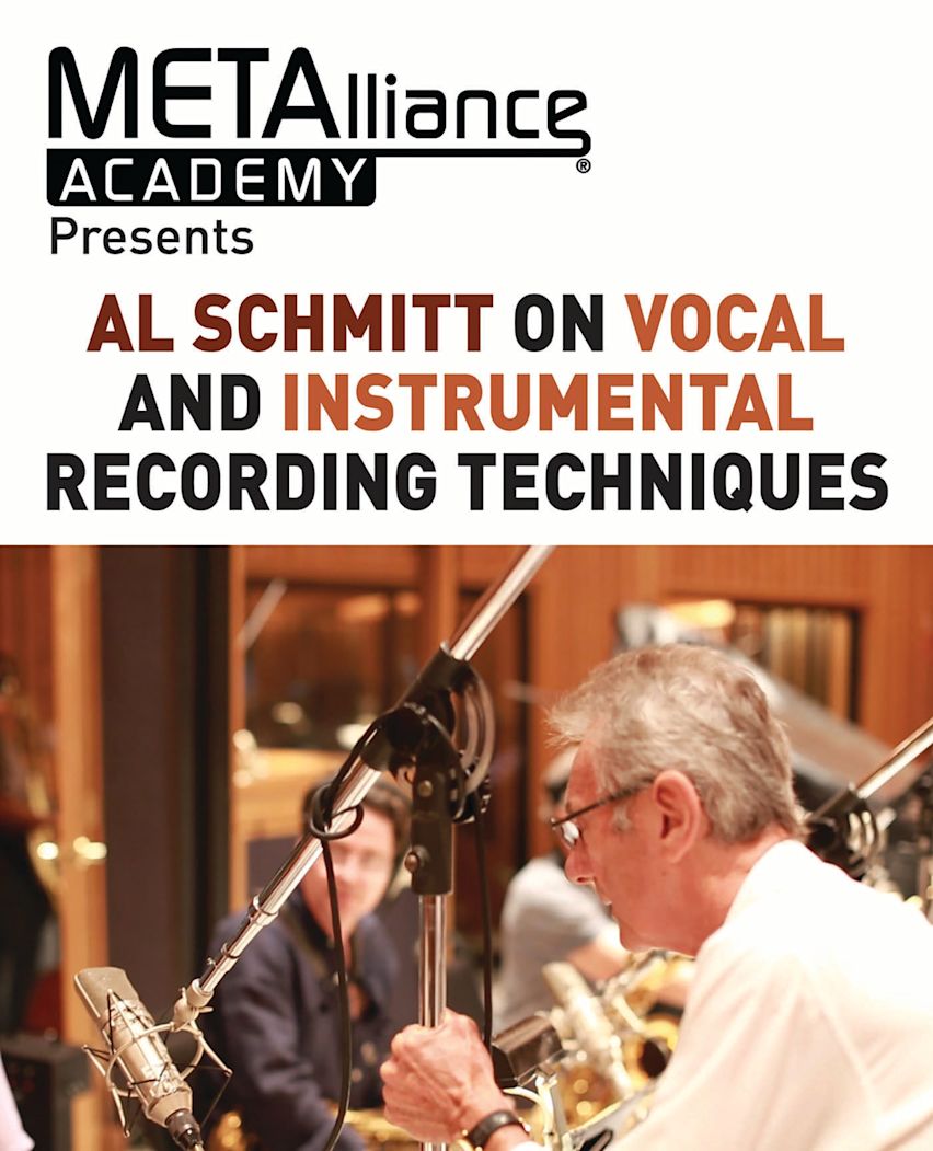 Al Schmitt on Vocal and Instrumental Recording Techniques cover