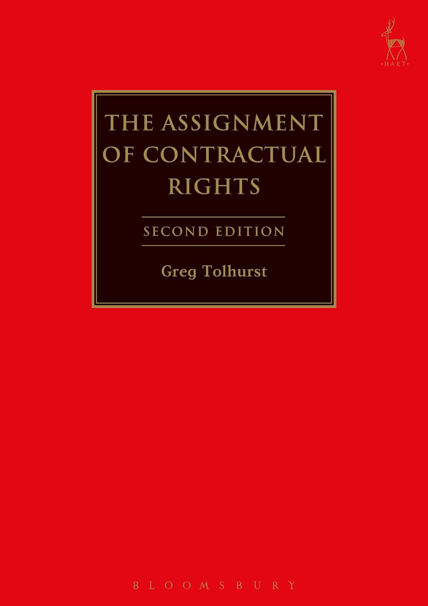 Contractual Rights The Assignment of Contractual Rights: : Gregory J. Tolhurst: Hart ...