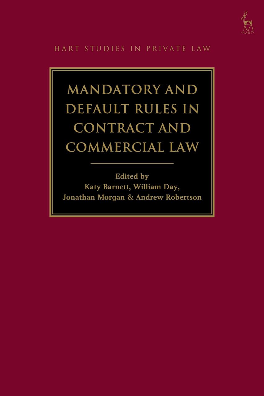 Mandatory and Default Rules in Contract and Commercial Law cover