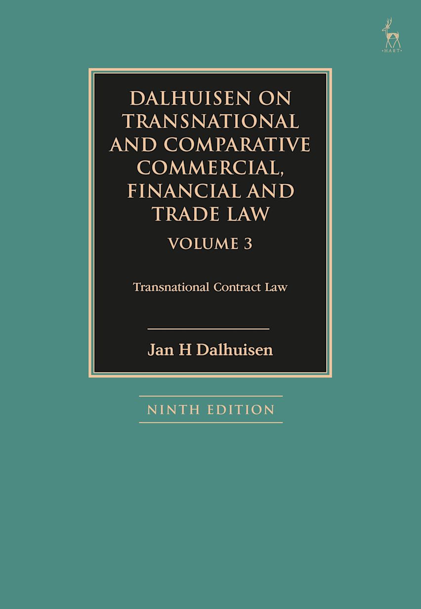 Dalhuisen on Transnational and Comparative Commercial, Financial and Trade Law Volume 3 cover