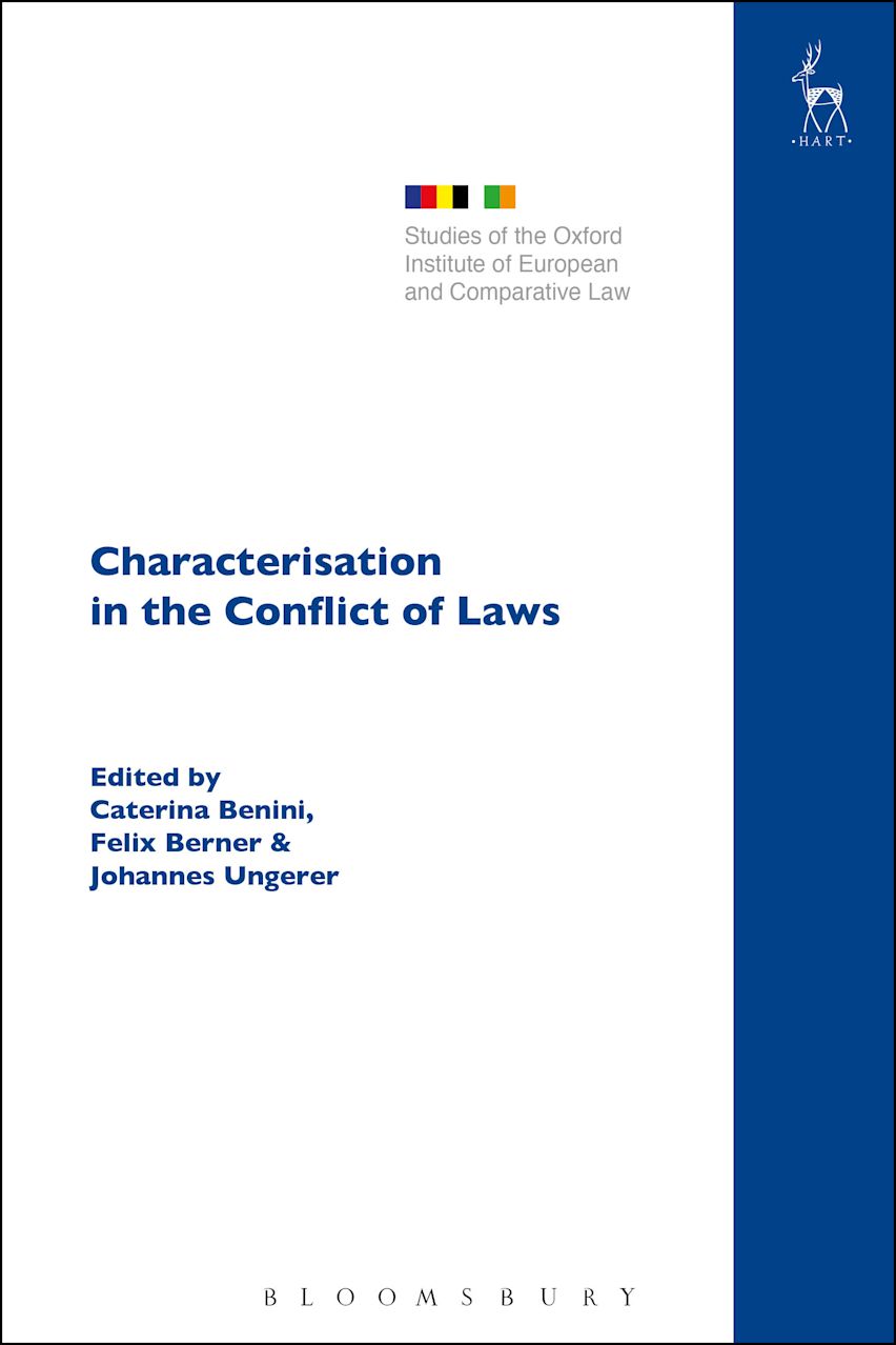 Characterisation in the Conflict of Laws cover