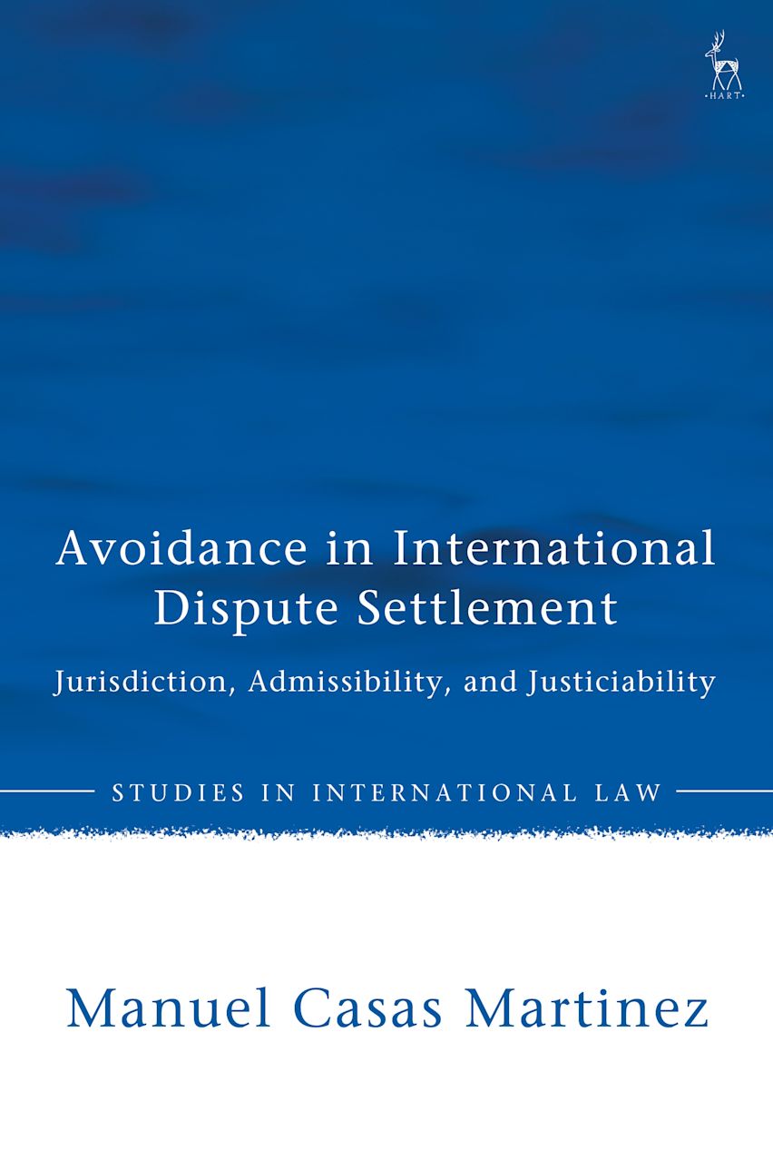Avoidance in International Dispute Settlement cover