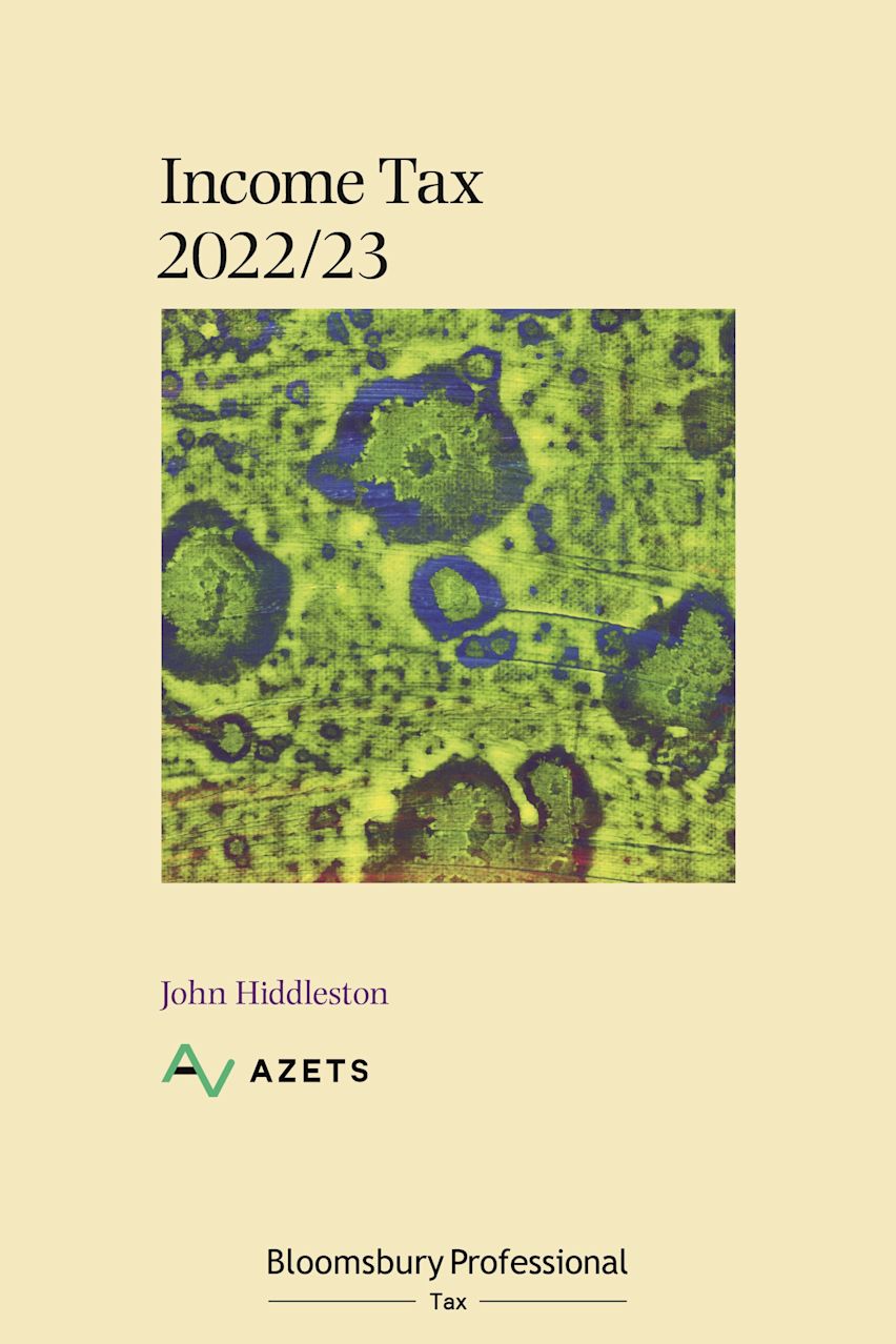 Bloomsbury Professional Income Tax 2022/23 cover