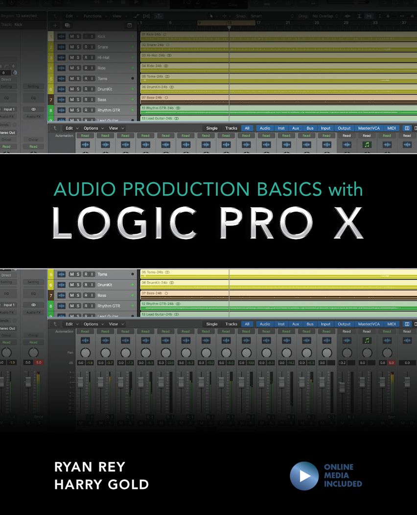 Audio Production Basics with Logic Pro X cover