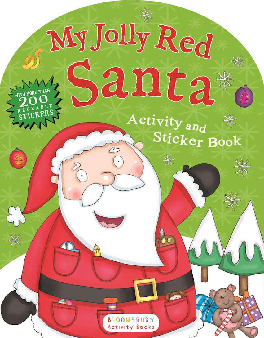 My Jolly Red Santa Activity and Sticker Book cover