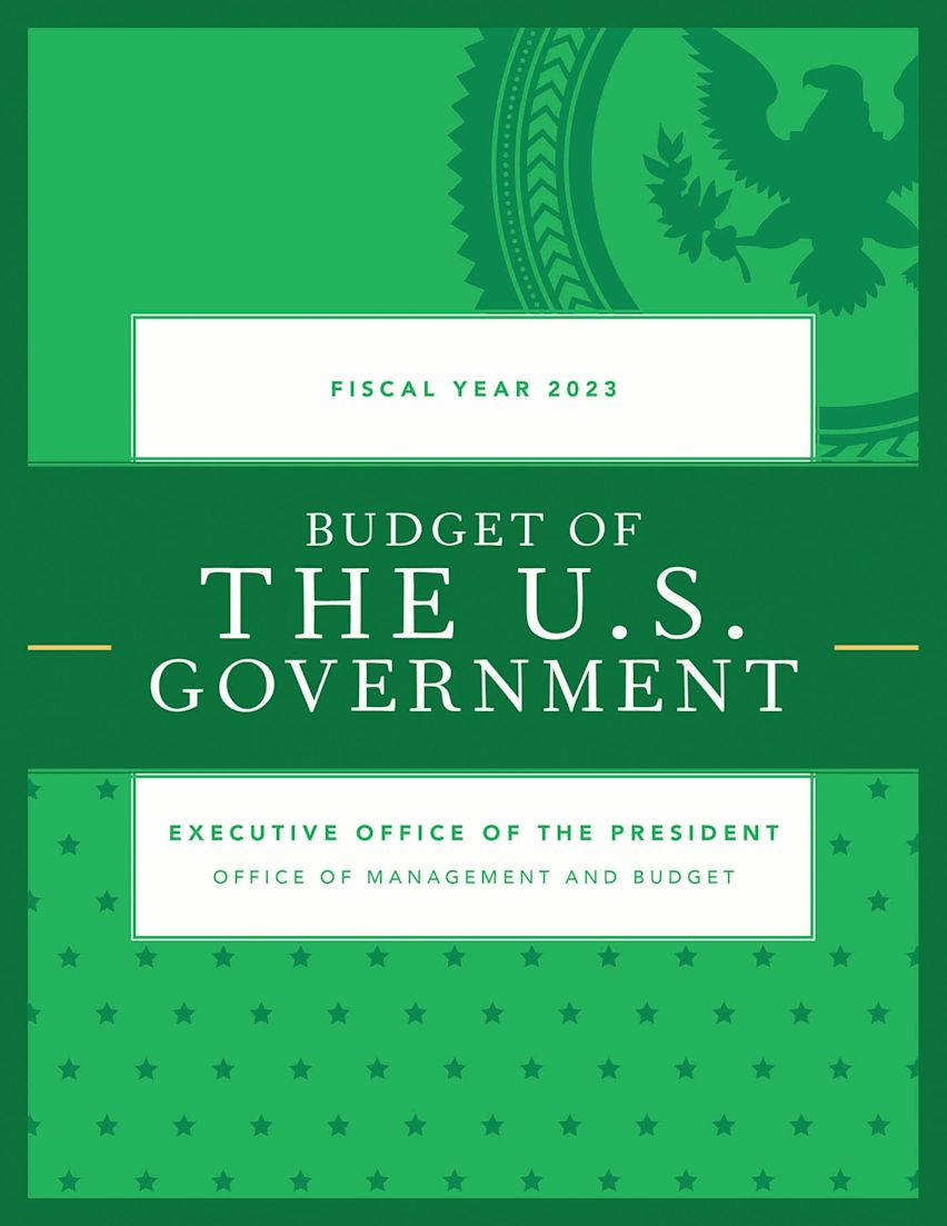 Budget of the U.S. Government, Fiscal Year 2023 cover