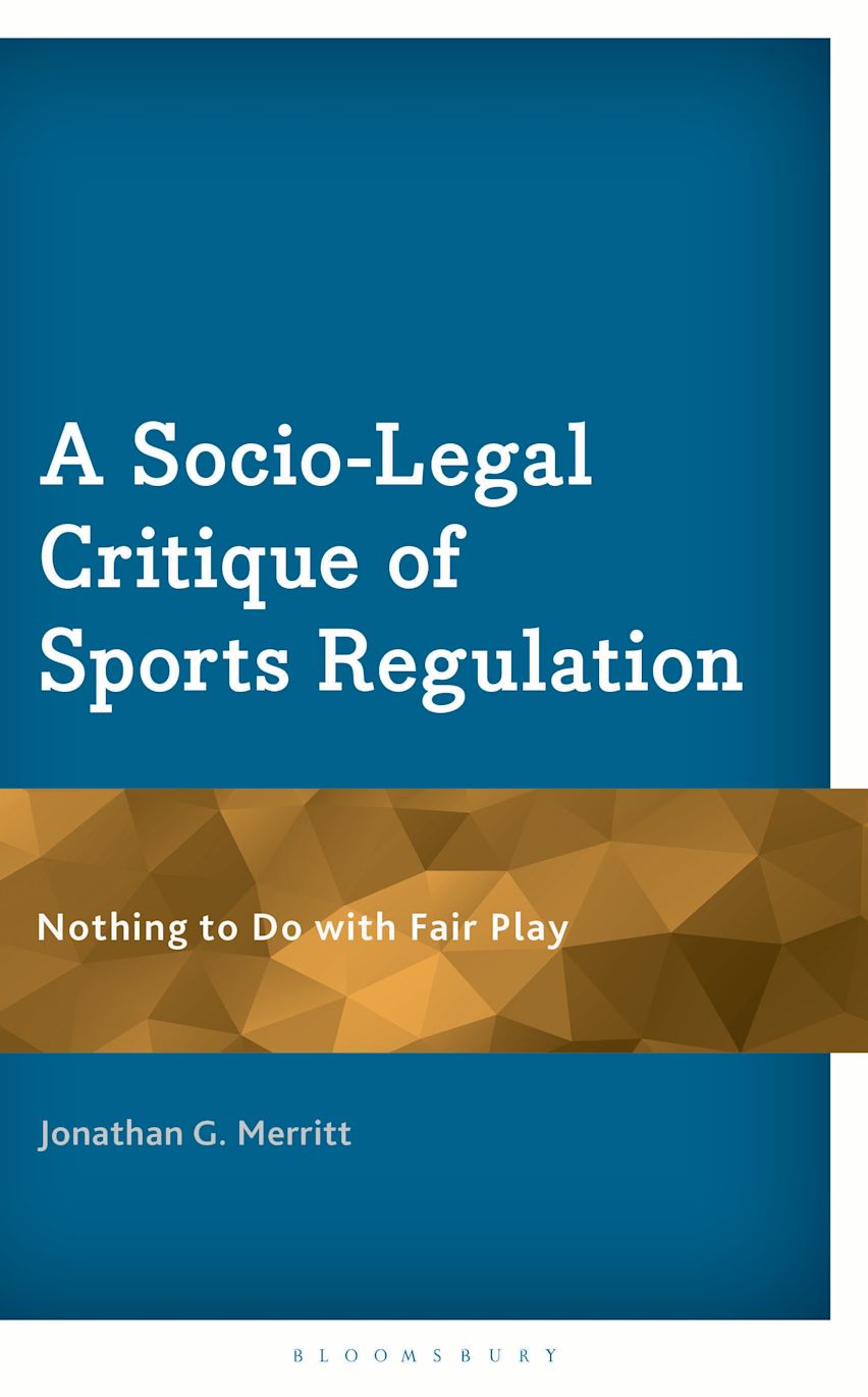 A Socio-Legal Critique of Sports Regulation cover
