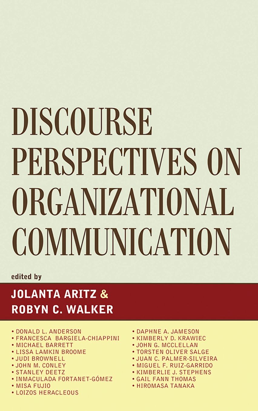 Discourse Perspectives on Organizational Communication cover
