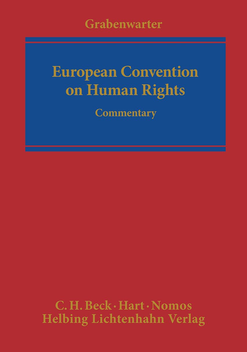 European Convention on Human Rights cover