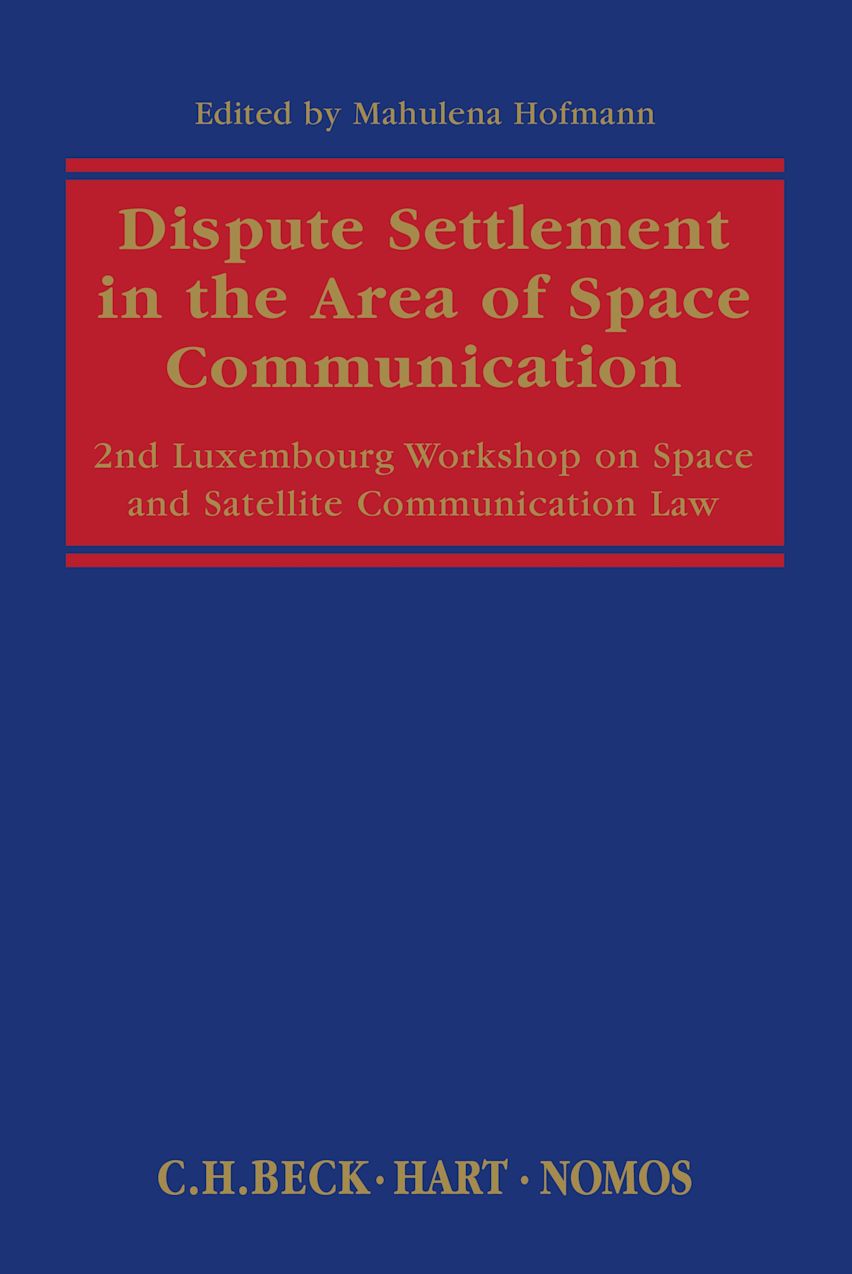 Dispute Settlement in the Area of Space Communication cover