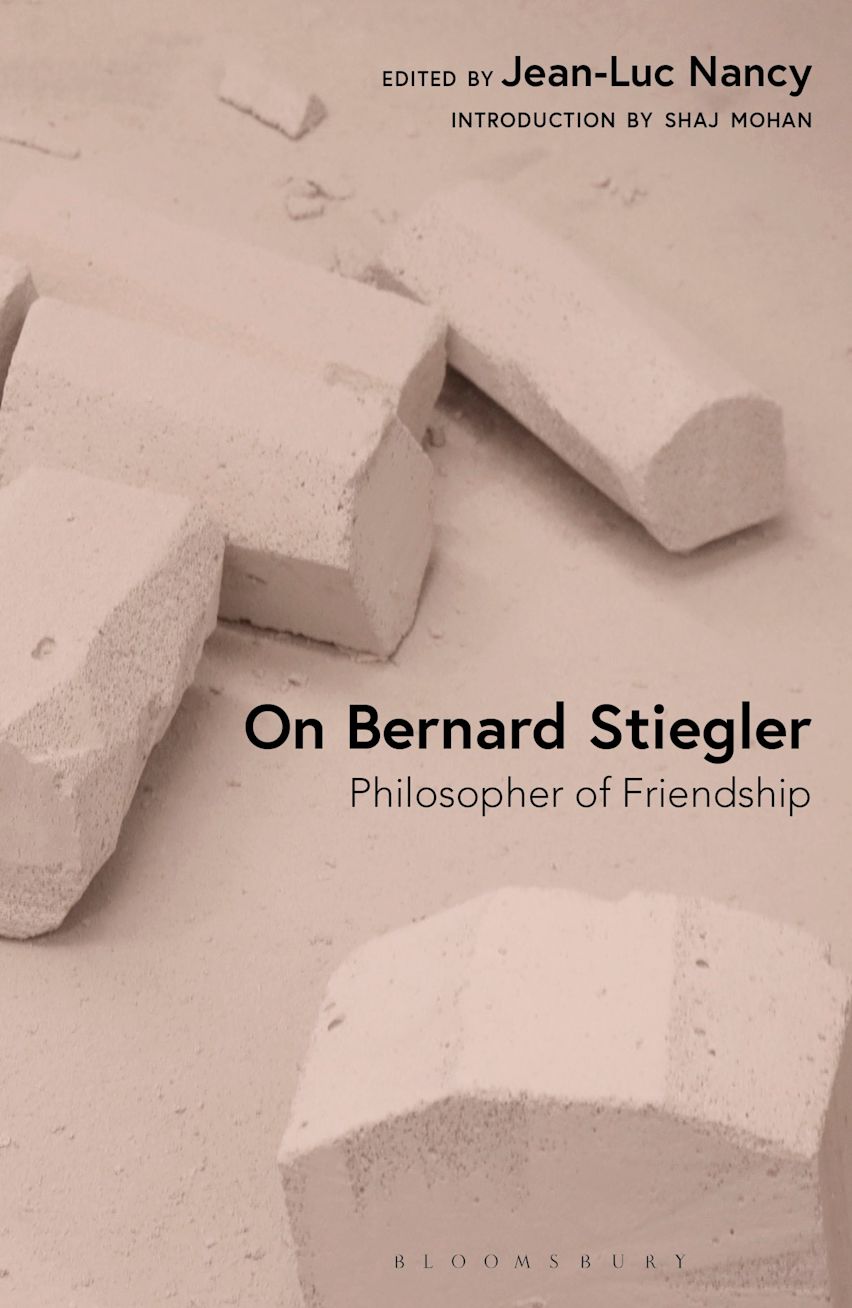 On Bernard Stiegler cover