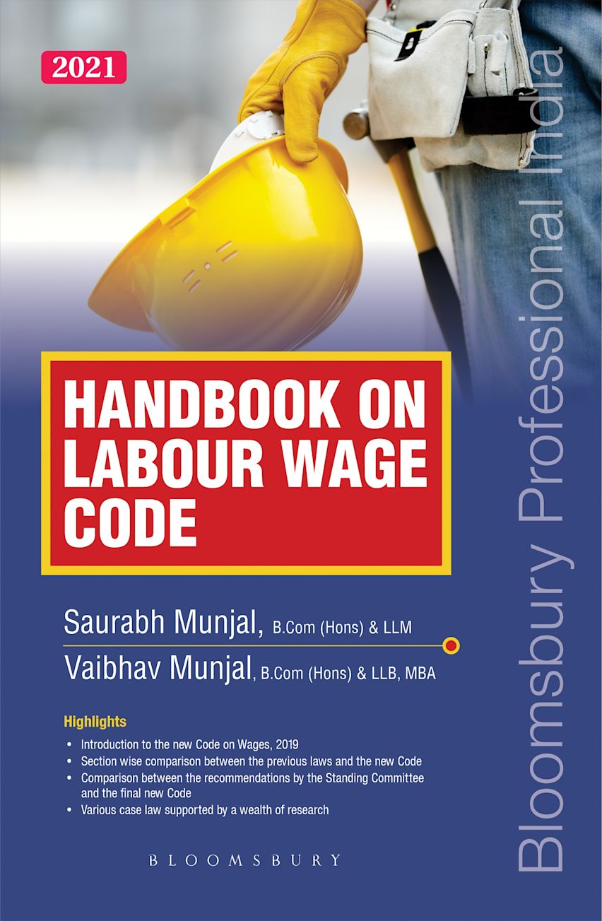 Handbook on Labour Wage Code: : Saurabh Munjal: Bloomsbury Professional ...
