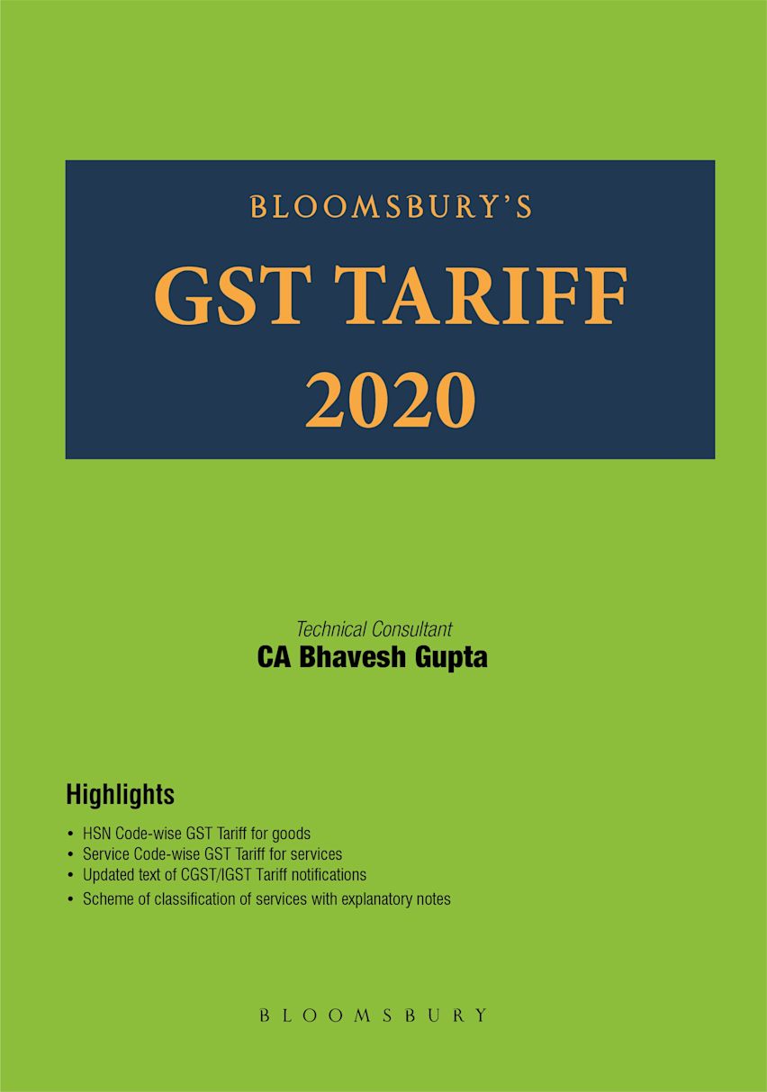 Bloomsbury's GST Tariff 2020 cover
