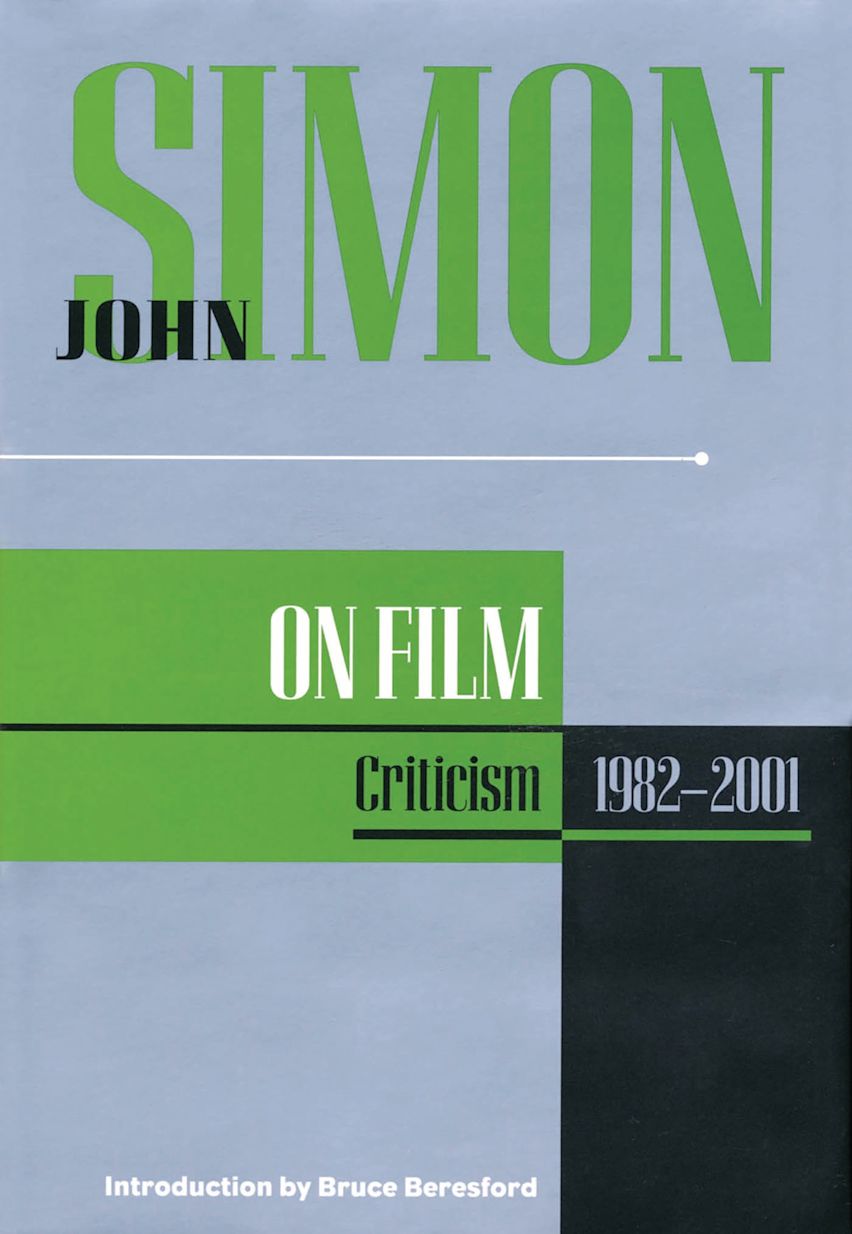 John Simon on Film cover