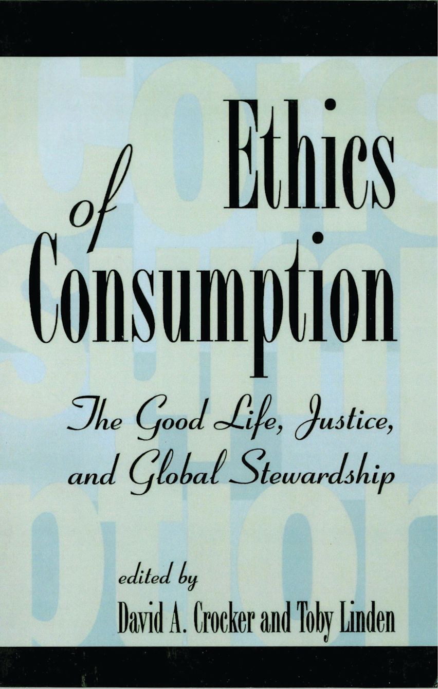 Ethics of Consumption cover