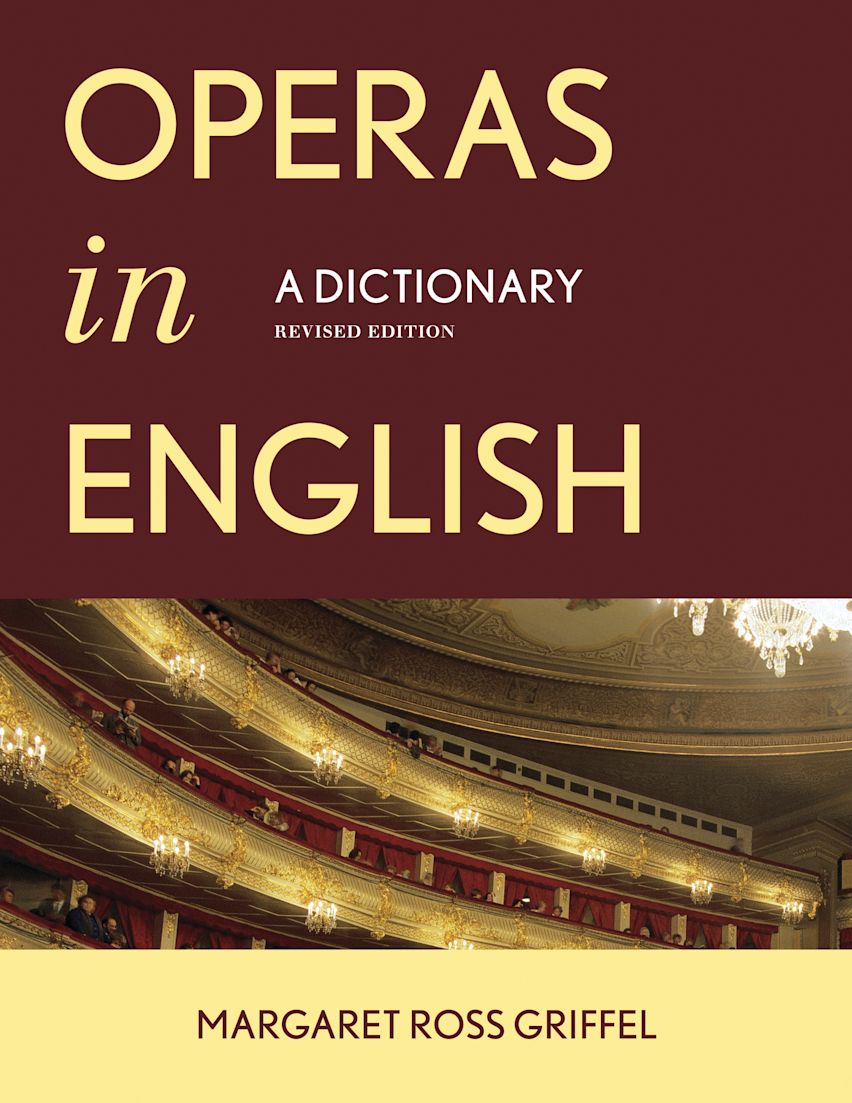Operas in English: A Dictionary cover